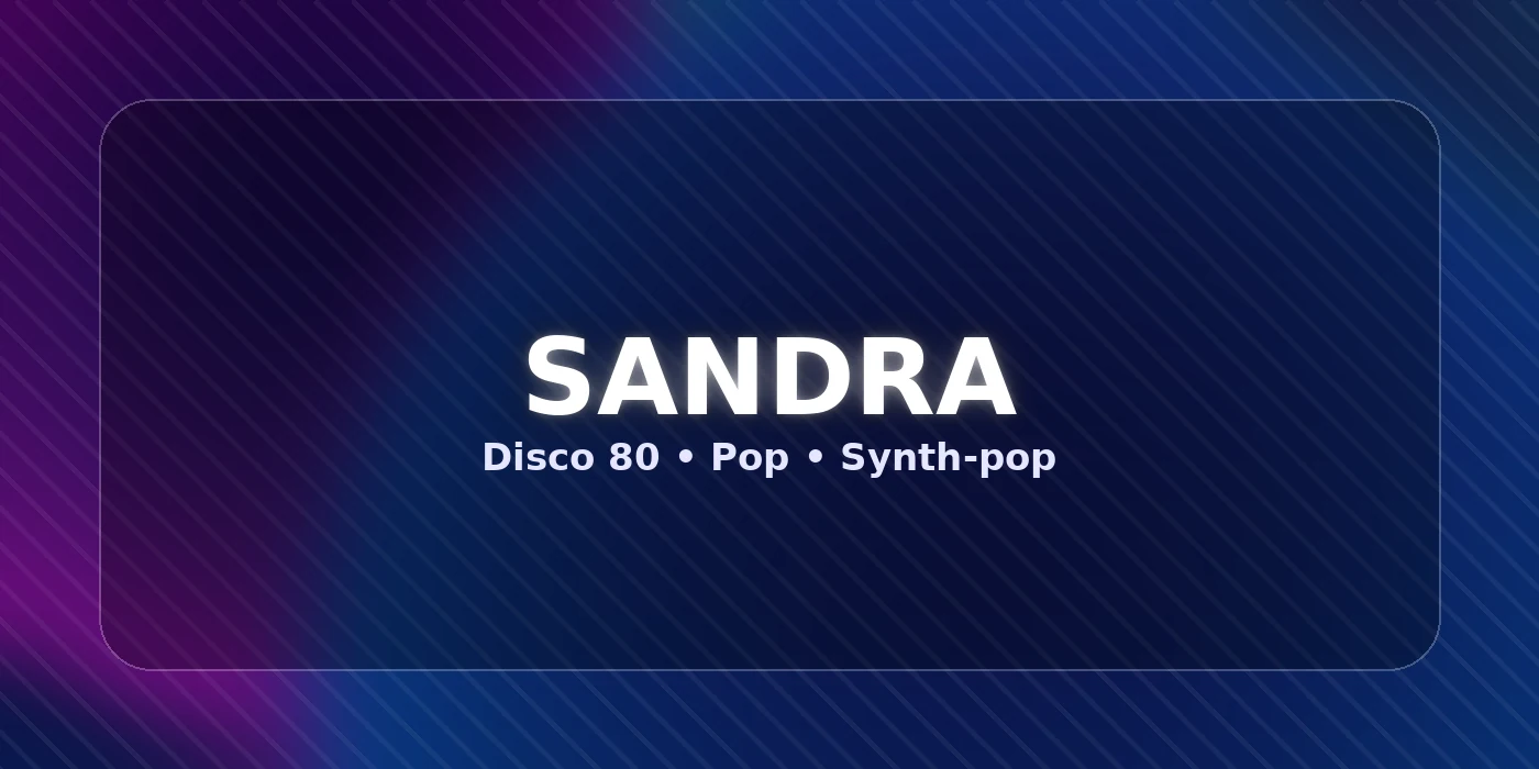 Sandra — biografia i dyskografia pop z lat 80